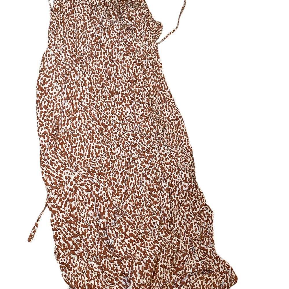 Old Navy Brown and Cream Swim Cover-Up